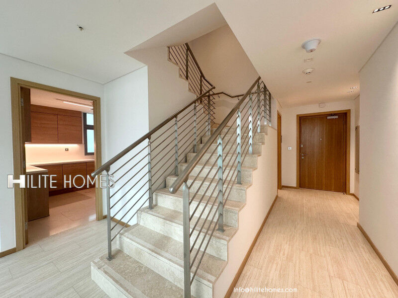 Daiya, Apartments, Flats, Houses & Villas, KWD 1200/month,  3 BR,  Brand New 3-Bedroom Duplex Sea View For Rent In Daiya