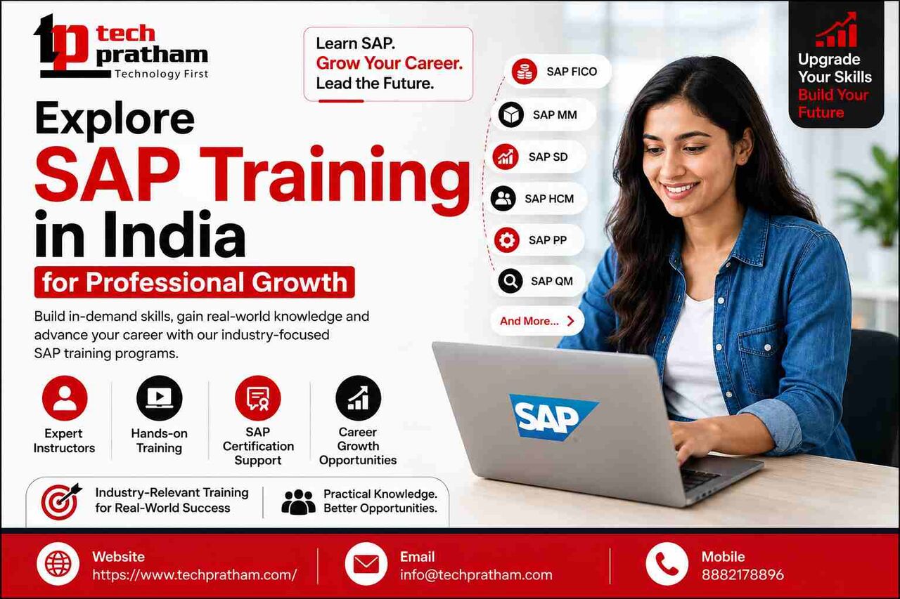 Noida, Education, Explore SAP Training In India For Professional Growth