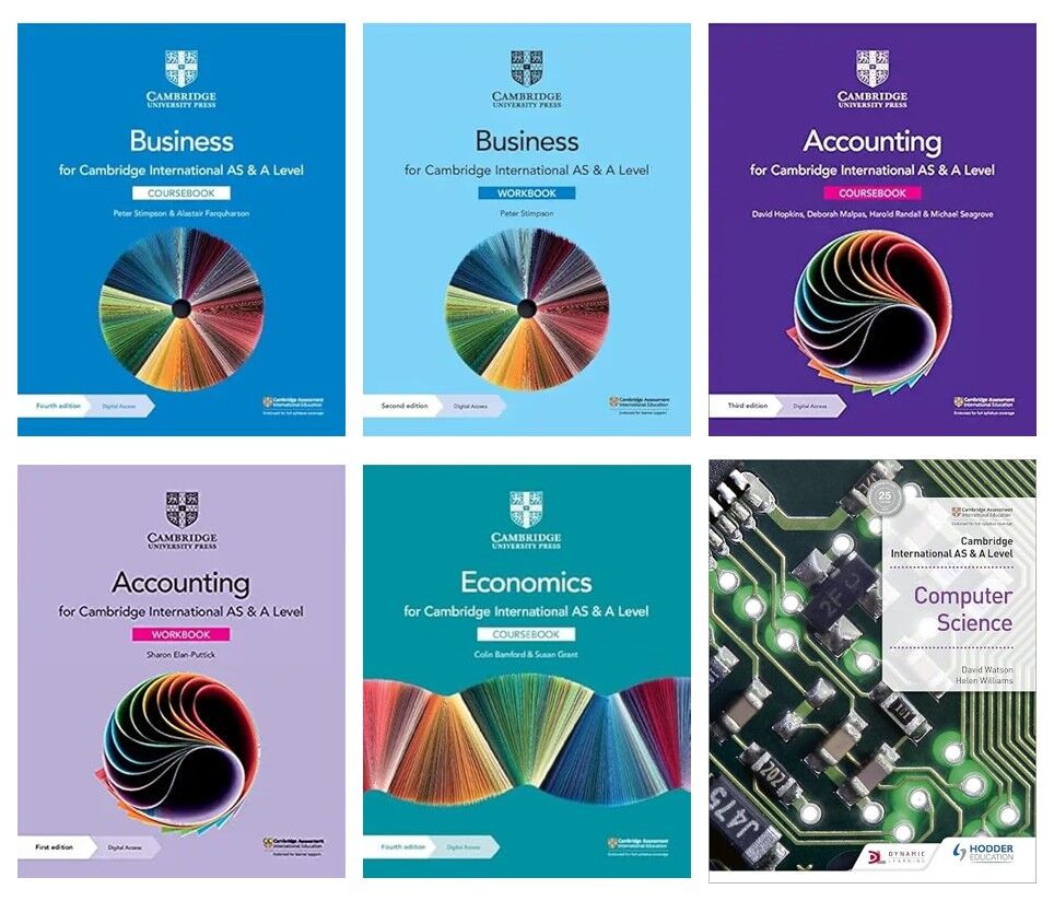 Riyadh, Books, SAR 40,  Cambridge International AS & A Level &mdash; Business, Accounting, Economics & Computer Science