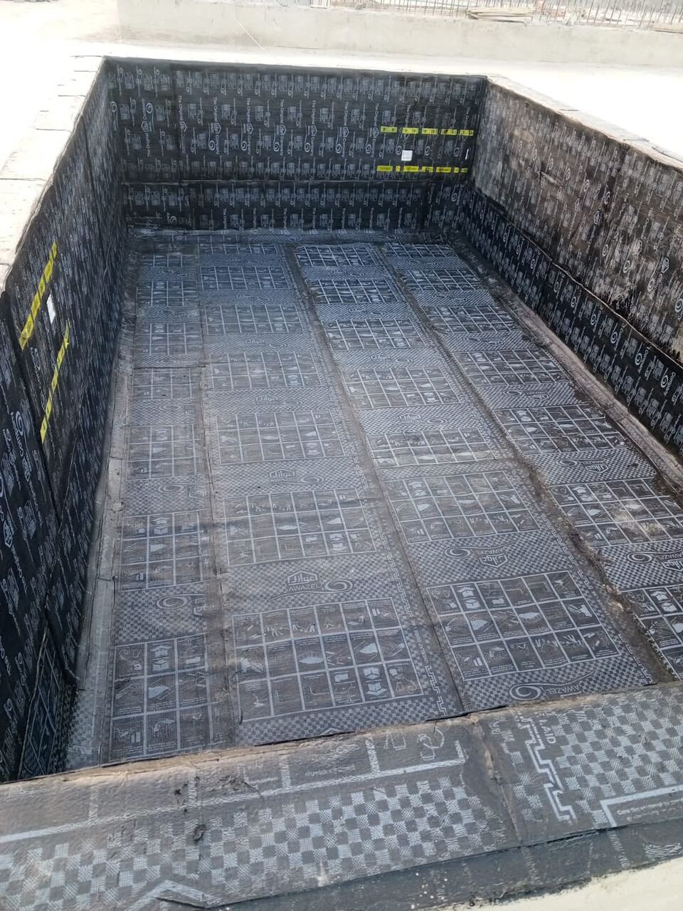 Dammam, Construction, Bitumen Waterproofing Work.