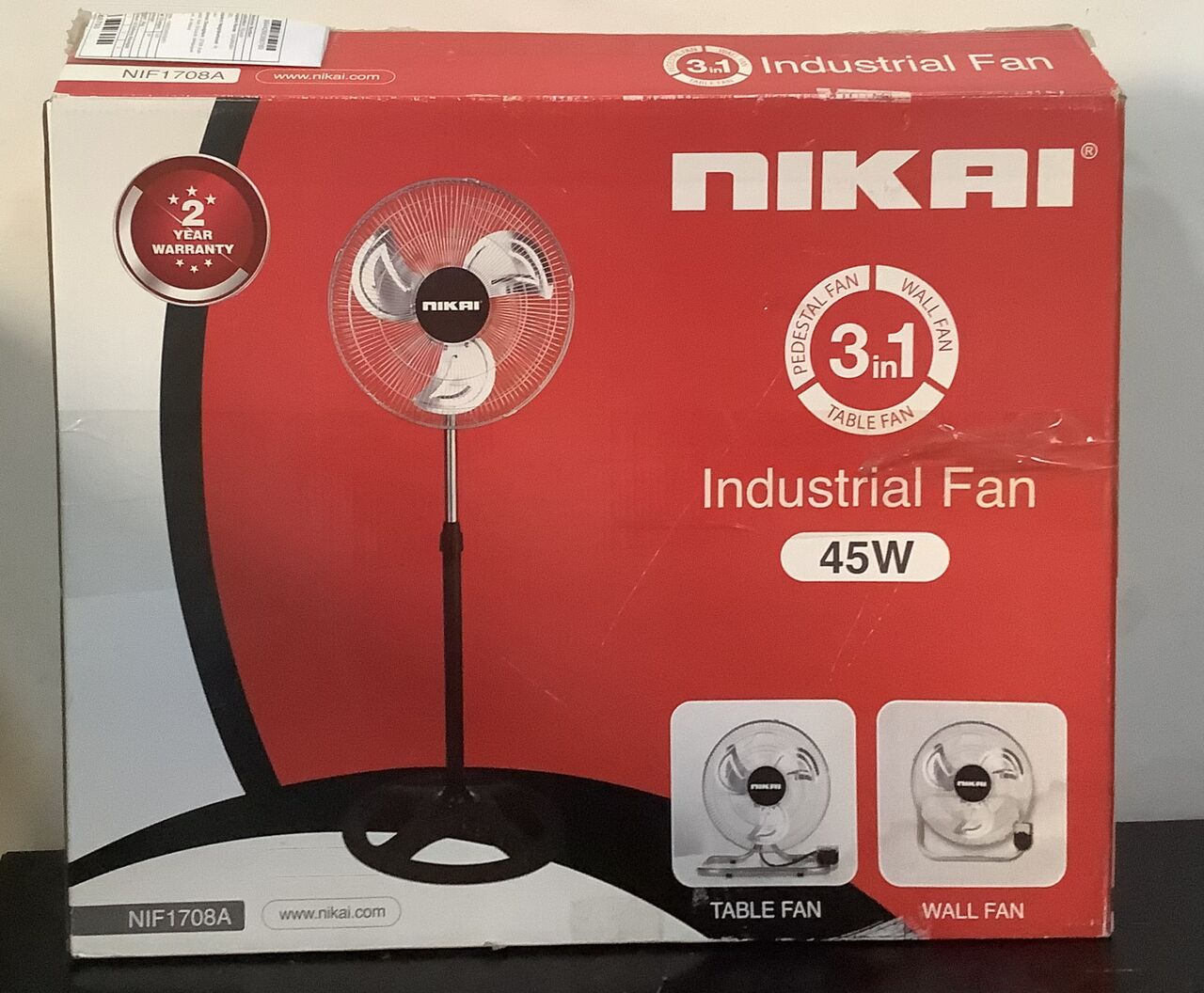 Riyadh, Household Items, SAR 110,  Pedestal Fan - NIKAI