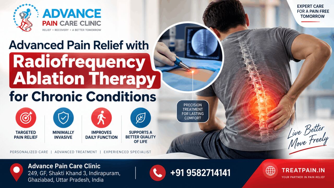 Ghaziabad, Elder Care, Advanced Radiofrequency Ablation Therapy In Ghaziabad For Pain