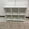 SAR 150,  White 6-Cube Storage Shelf / Bookcase
