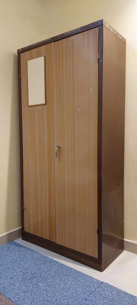 Riyadh, Household Items, SAR 90,  Single Bed (metal), Cabinet And Drawer For Sale