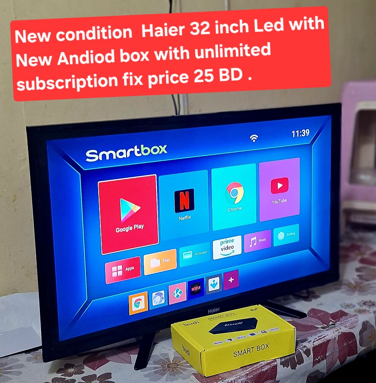 Manama, Auto Parts, BHD 25,  Led With Android Box And Subscription 25 Bd Msg 3670 8372