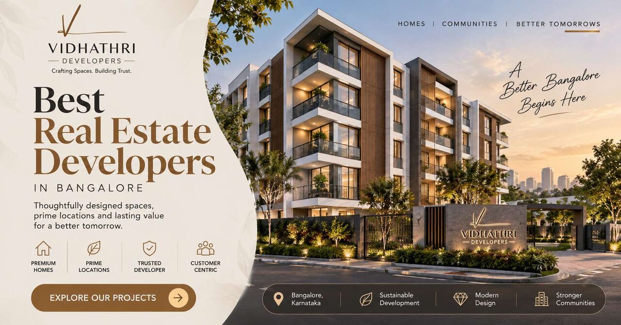 Bangalore, Real Estate, Best Real Estate Developers In Bangalore