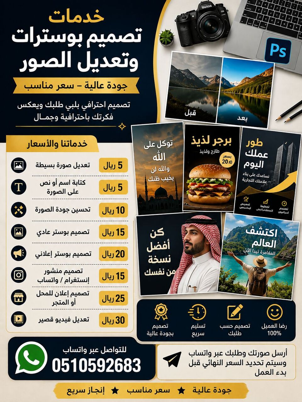 Riyadh, Graphic Design, Professional Photo Editing