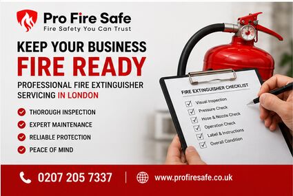 London, Business, Stay Prepared, Stay Protected: Fire Extinguisher Servicing London
