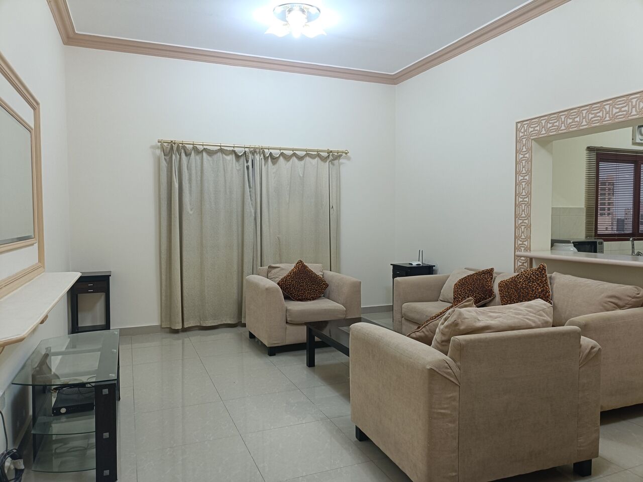 Adliya, Apartments, Flats, Houses & Villas, BHD 250/month,  Furnished,  1 BR,  150 Sq. Meter,  Fully Furnished 1bhk With Ewa