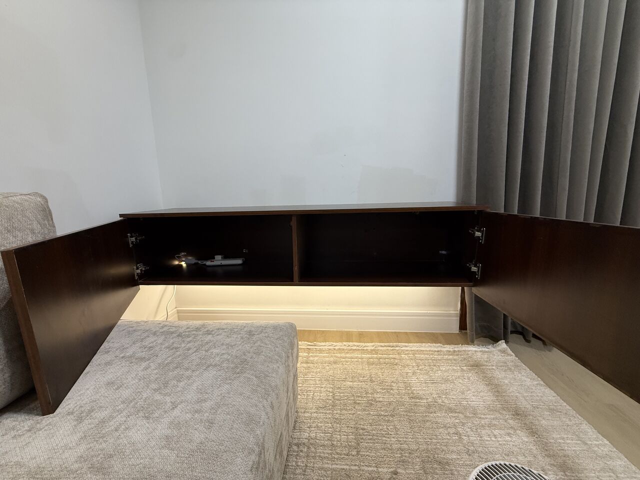 Jubail, Furniture, SAR 600,  Wall Hung TV Cabinet (1 Month Old)