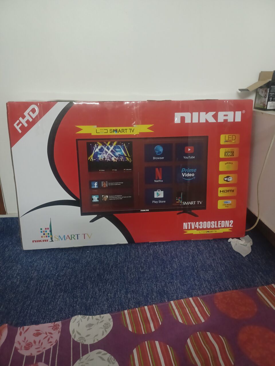 Baish, Electronics, SAR 400,  Smart TV 42 Inch Android Nikai 0562212906