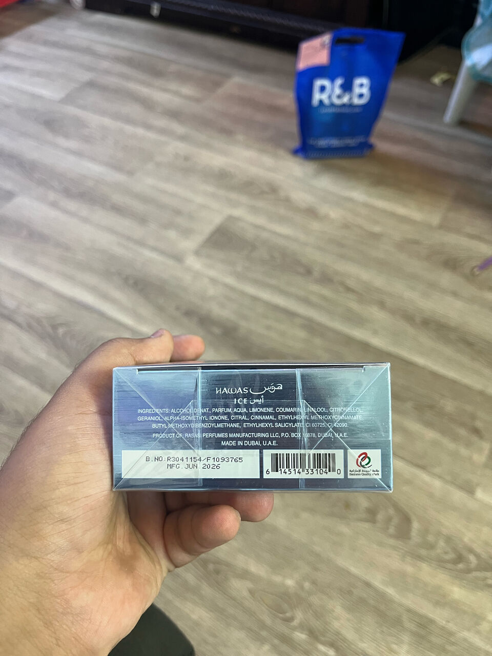 Riyadh, Perfumes & Fragrances, SAR 150,  Rasasi Hawas Ice Brand New