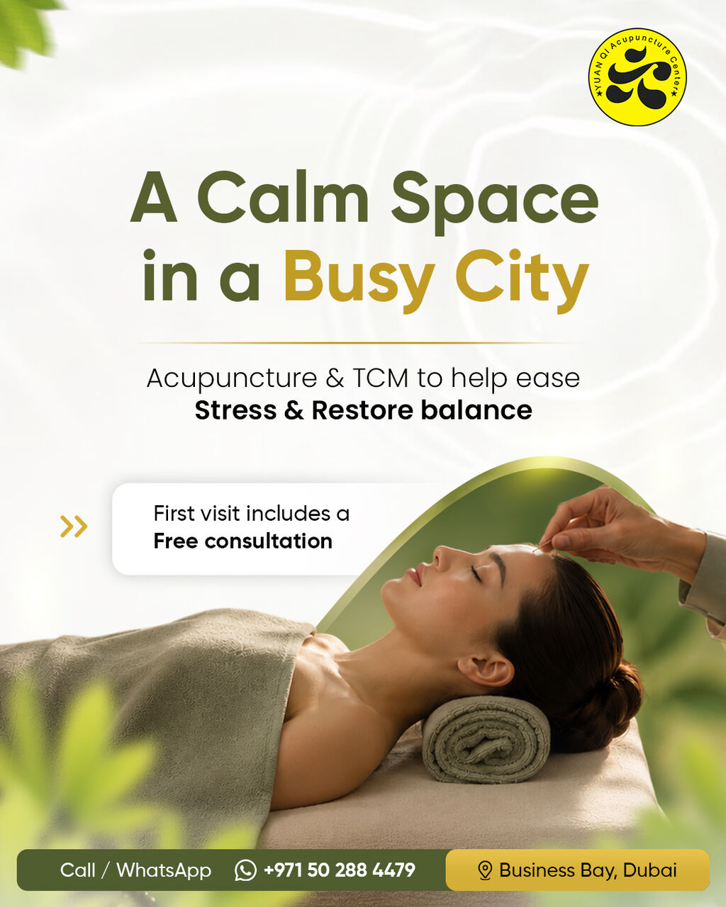 Dubai, Health, Acupuncture For Back & Neck Pain In Dubai | Yuan Qi