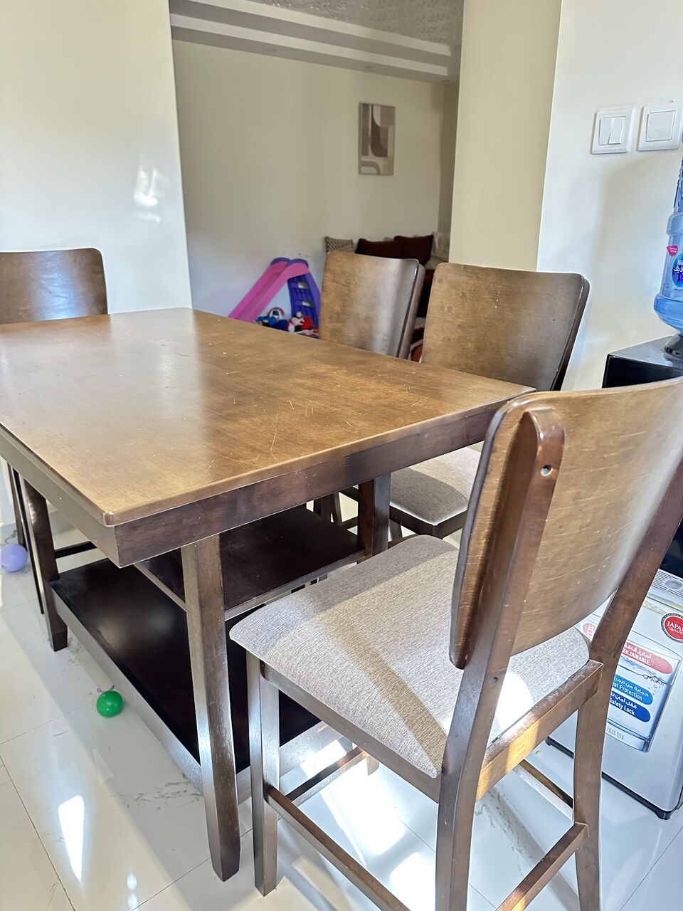 Al Wizarat, Furniture, SAR 850,  Dining Table And Wheel Chair
