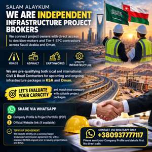 Project Brokerage: Road & Civil Construction Subcontracts (KSA)⁠