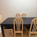 SAR 650,  Dining Table And 6 Chairs - 650 SAR