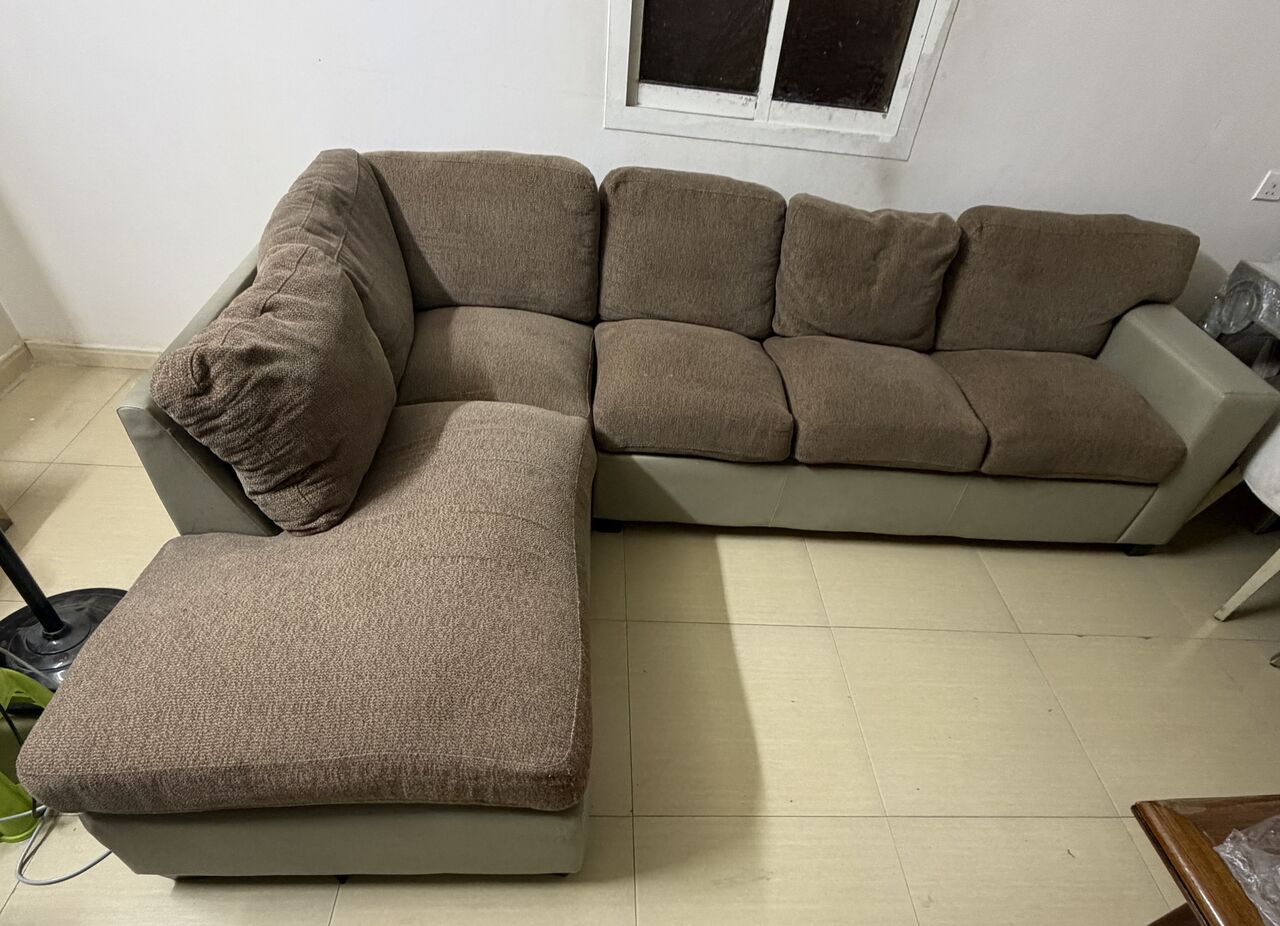 Al Malaz, Furniture, SAR 600,  Sofa 6 Seaters - Home Centre - L Type