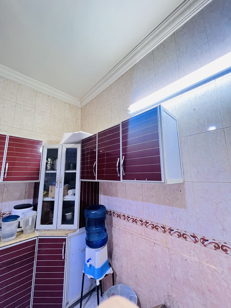 Al Marwah, Household Items, SAR 450,  Kitchen Cabinets(6mtr) (neat & Spacious)and Sofa (11 Seated)with Pillow Cushions(750 +450)