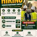 URGENT HIRING – TRANSFER MAINTENANCE COMPANY 🚨