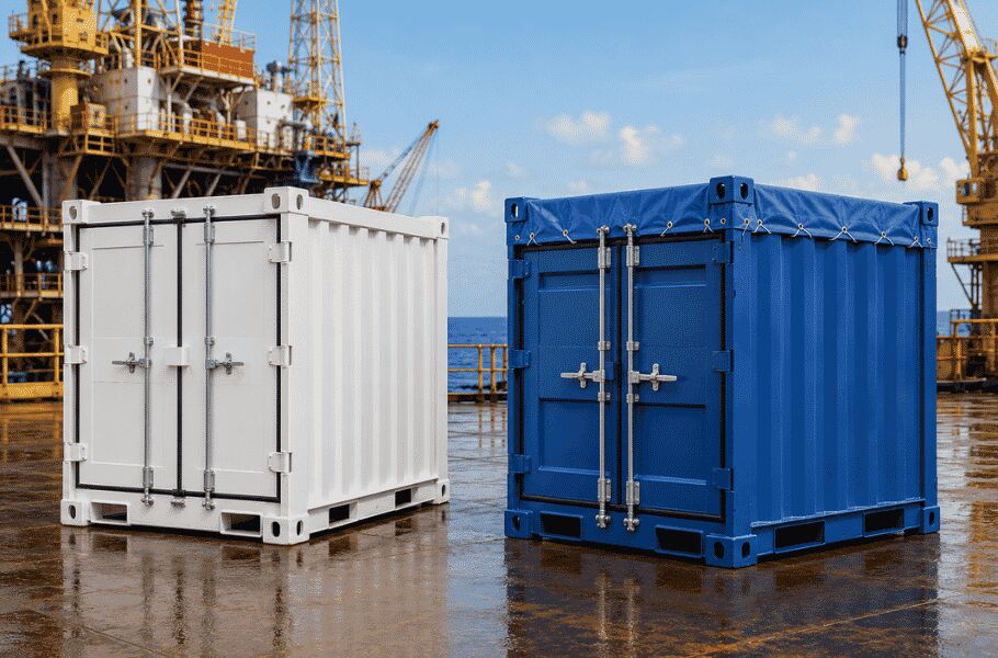 Doha, Equipment Rental, 10 Feet Open Top & Closed Containers For Rental