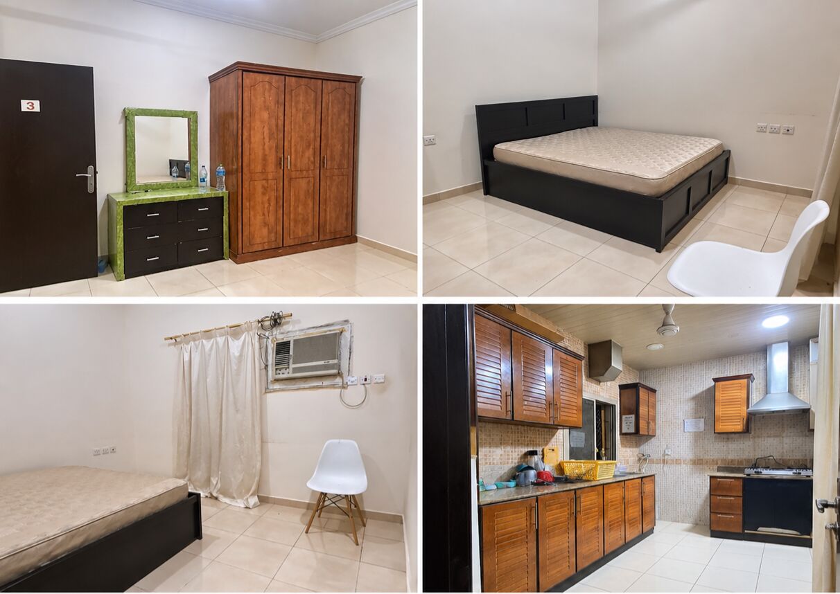 Gudaibiya, Rooms for Rent, BHD 110/month,  Furnished,  Fully Furnished Single Room For Rent- BD 110 []EWA Included]/ Working Woman/ Couple