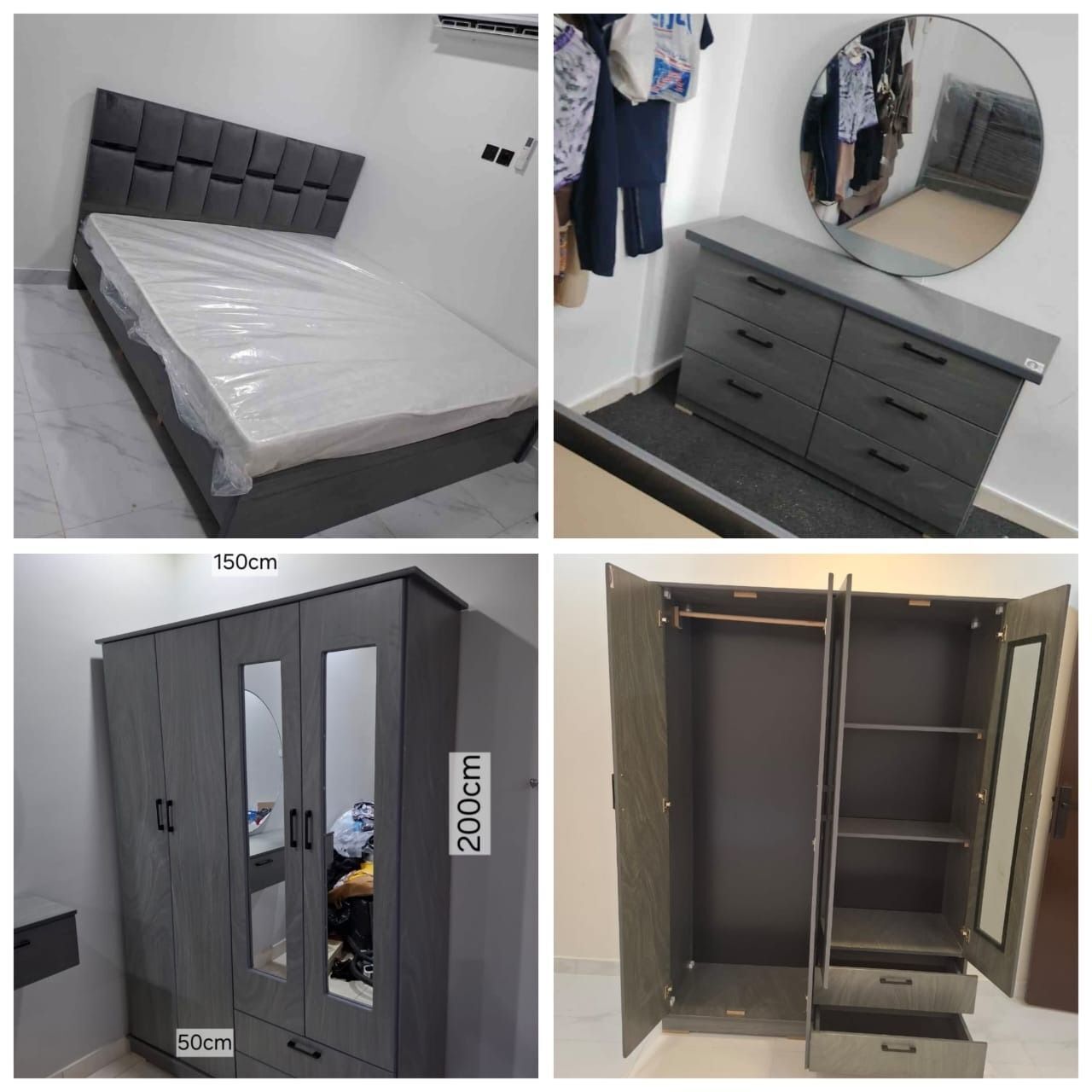 Riyadh, Furniture, SAR 11,  New Bedroom Set Sale Online Home Devlree