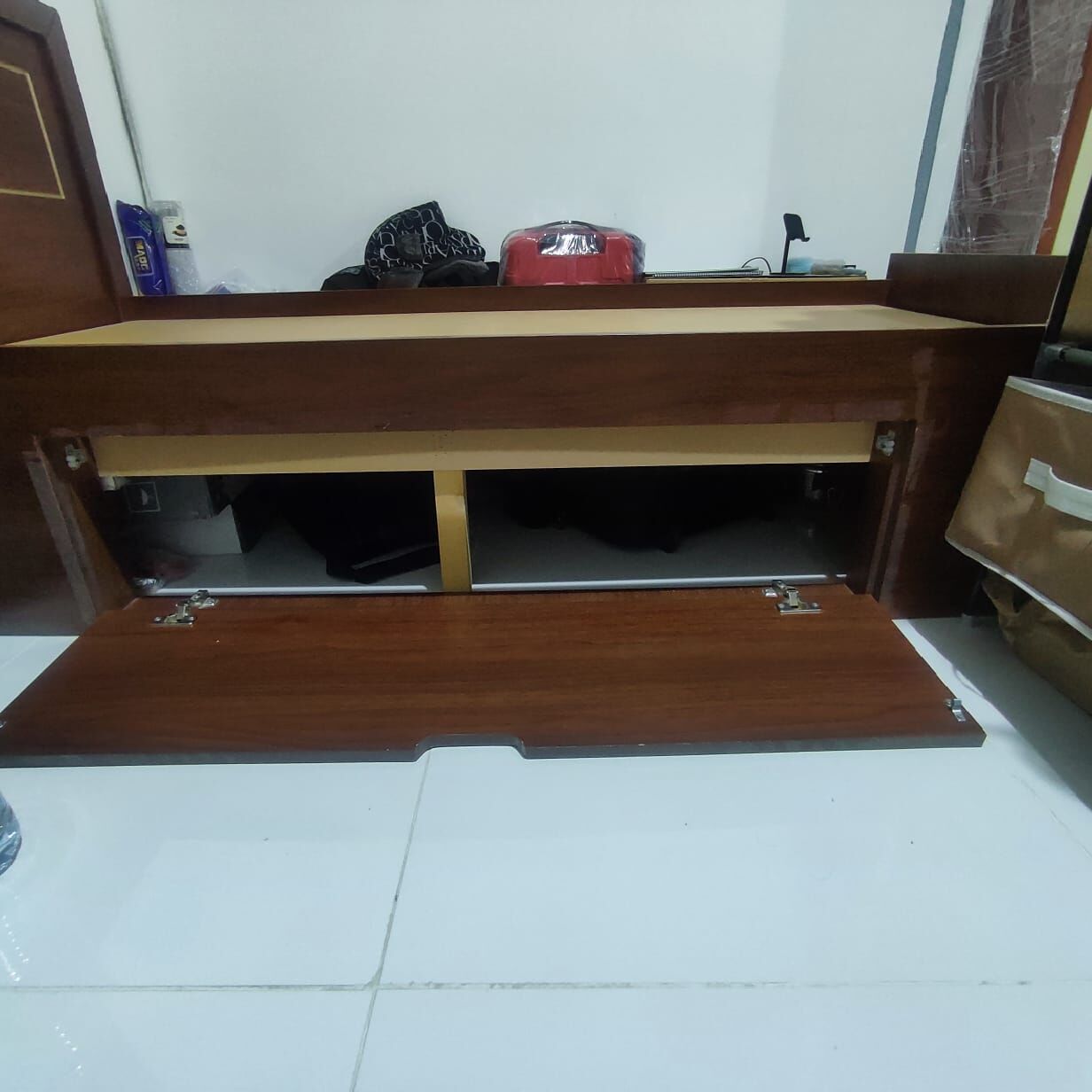 Al Murabba, Furniture, SAR 400,  Single Wooden Storage Bed