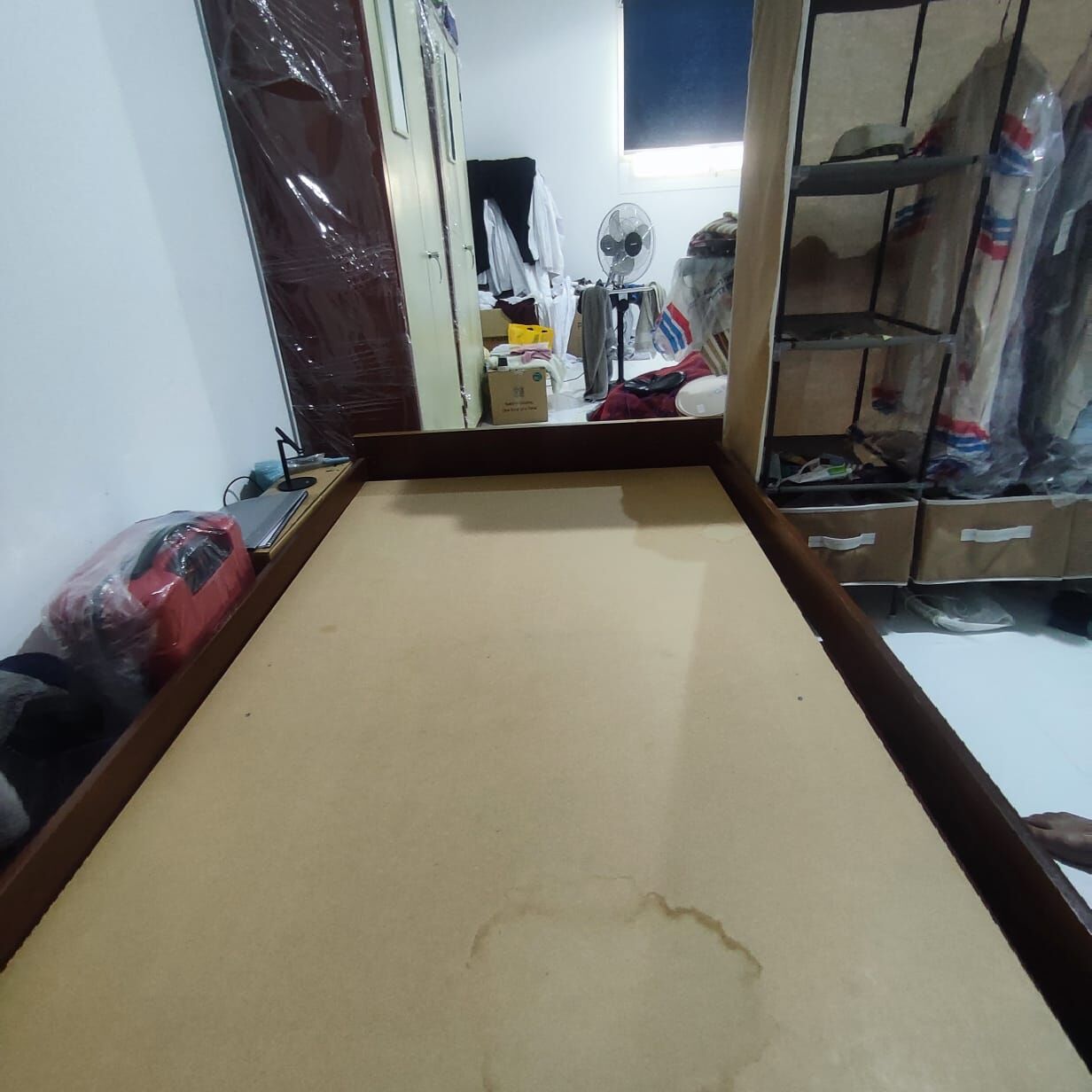 Al Murabba, Furniture, SAR 400,  Single Wooden Storage Bed