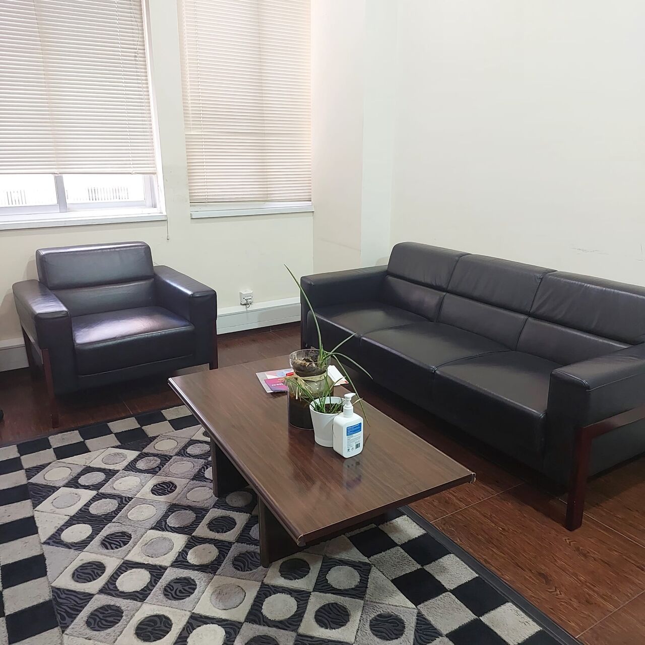 Manama, Furniture, BHD 80,  Leather Sofa 5seaters With Table In Very Good Condition
