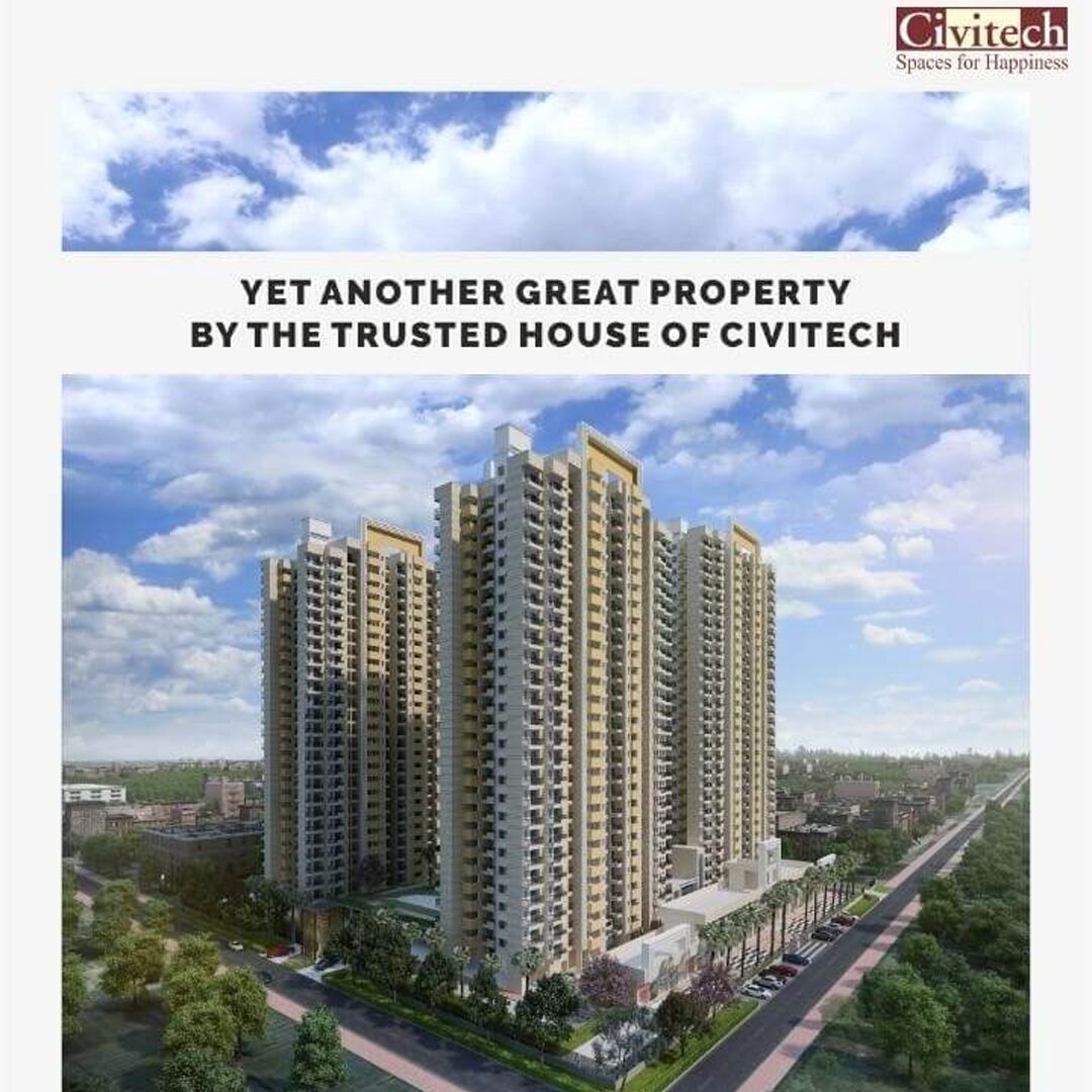Greater Noida, Real Estate For Sale, INR 12900000,  2 BR,  1090 Sq. Feet,  Civitech Strings Premium Residential Project Noida Extension
