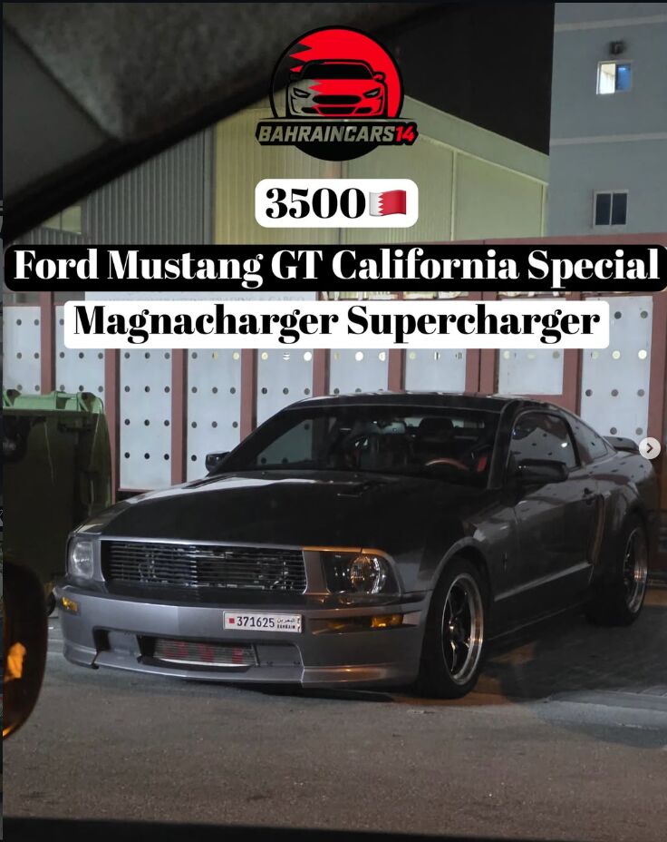 Juffair, Vehicles, Cars & Trucks , BHD 3500,  Ford Mustang GT California Special,  2006,  Manual,  1800000 KM,  Ford Mustang  GT California Special (Supercharged)