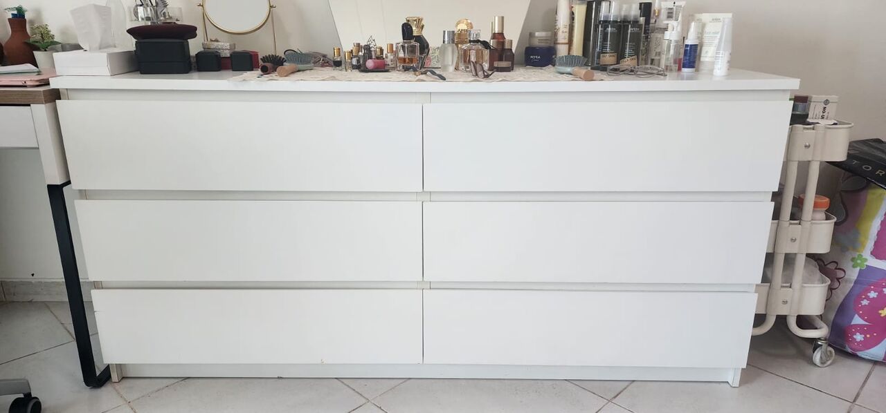 Al Murabba, Furniture, SAR 400500,  Ikea MALM 6-Drawer Chester - SAR 400