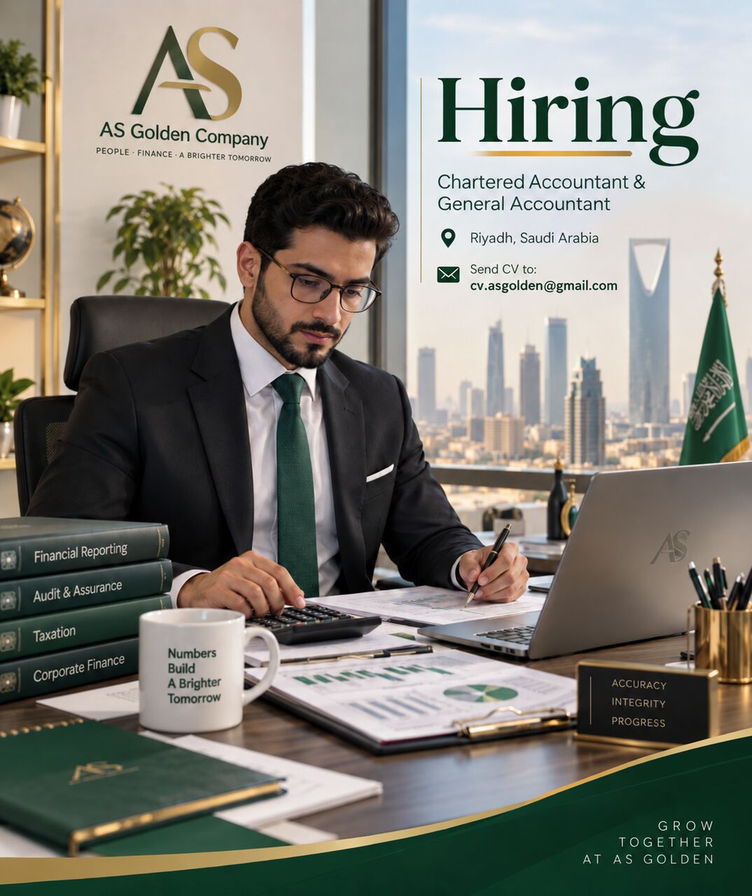 Riyadh, Jobs, Chartered Accountant & Senior Accountant Required In Riyadh