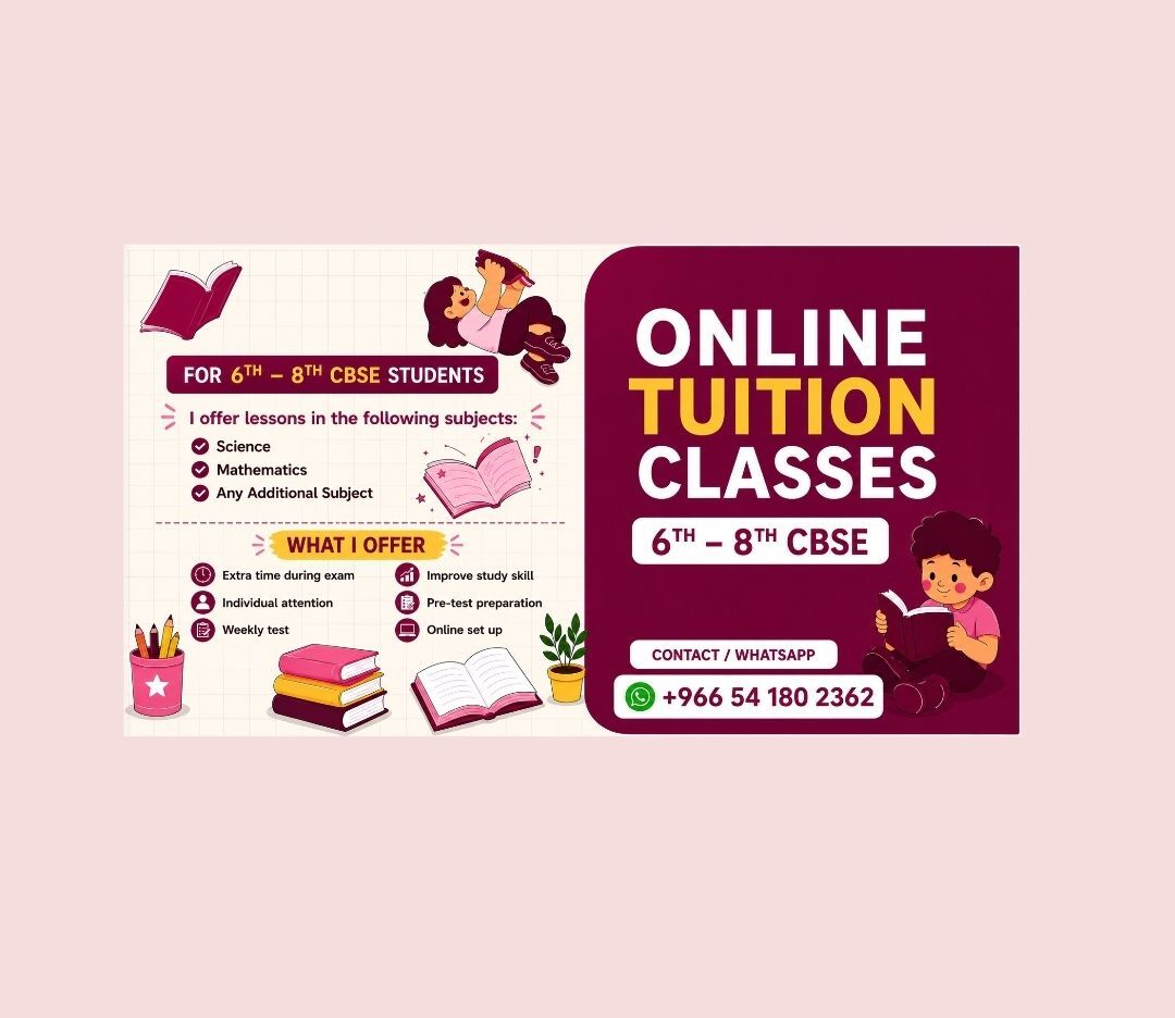 Hara, Lessons Offered, &bull;Online Tuition Classes For Grade 6-8 CBSE&bull;