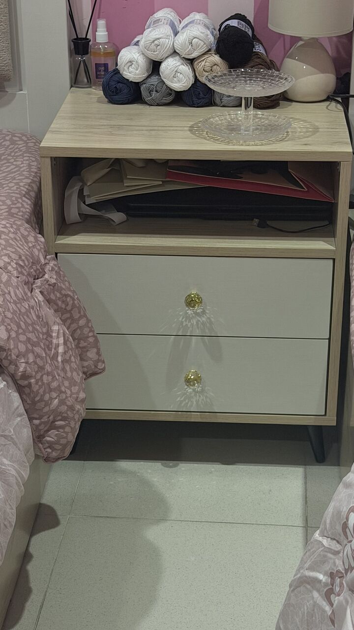 Dammam, Furniture, SAR 3500,  Bedroom Set For Sale &mdash; 4-piece Set + Cupboard. Includes Single Bed, Dressing Table, Side T