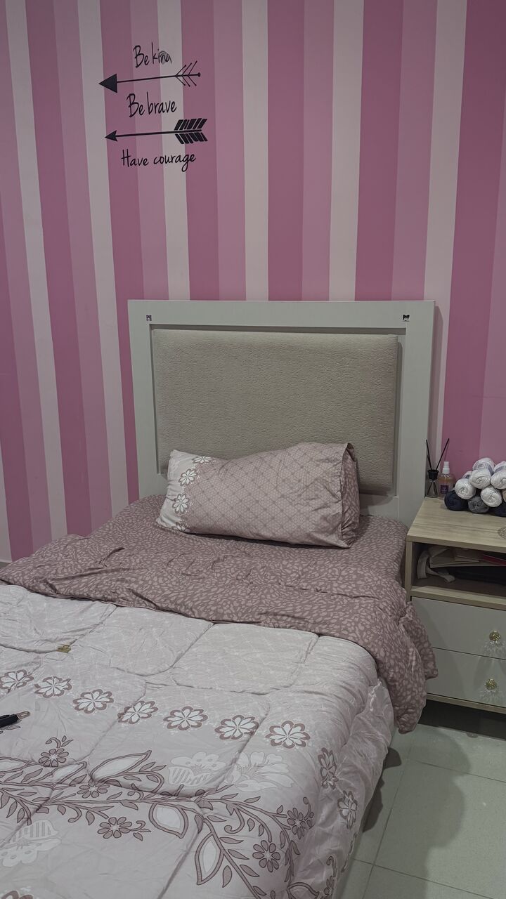 Dammam, Furniture, SAR 3500,  Bedroom Set For Sale &mdash; 4-piece Set + Cupboard. Includes Single Bed, Dressing Table, Side T
