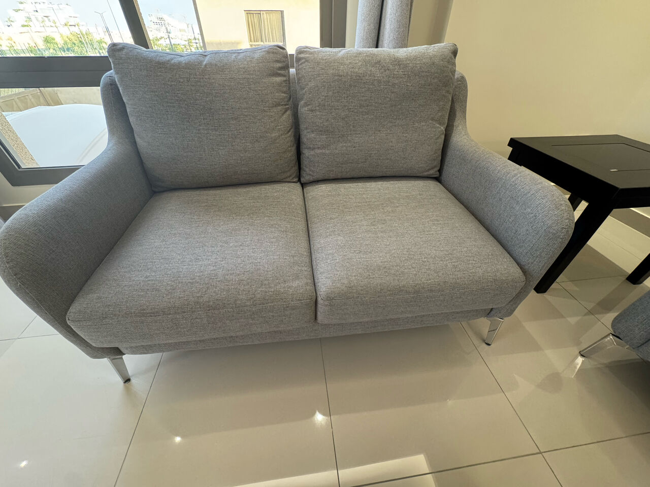 Al Rabwah, Furniture, SAR 1200,  Elegant 6-Seater Living Room Sofa Set &ndash; Almost New