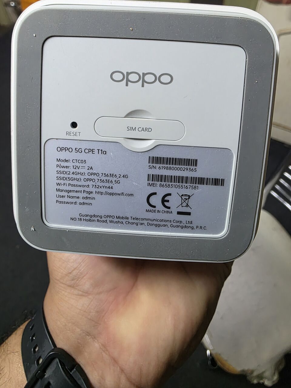 Olaya, Electronics, SAR 250,  OPPO 5G ROUTER FOR SALE