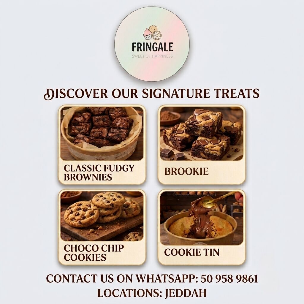 Jeddah, Food, SAR 1,  Brownies, Brookies, Cookies