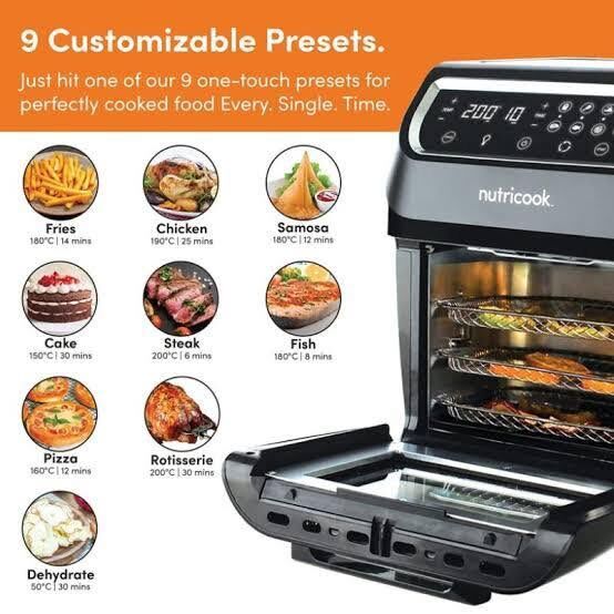 Jeddah, Appliances, SAR 350,  Nutricook Air Fryer Oven