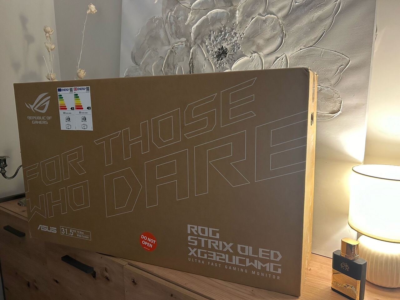 Riyadh, Computers, SAR 3100,  ASUS ROG Strix OLED Monitor, Brand New And Still Sealed In The Original Box