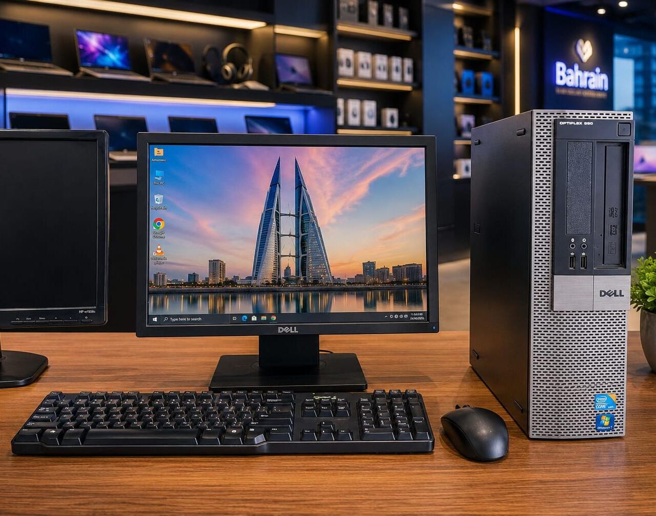 Isa Town, Computers, BHD 38,  Back To School Offer DELL Core I5 Computer Full Set DELL HD Wide Monitor 8GB RAM 500GB HDD