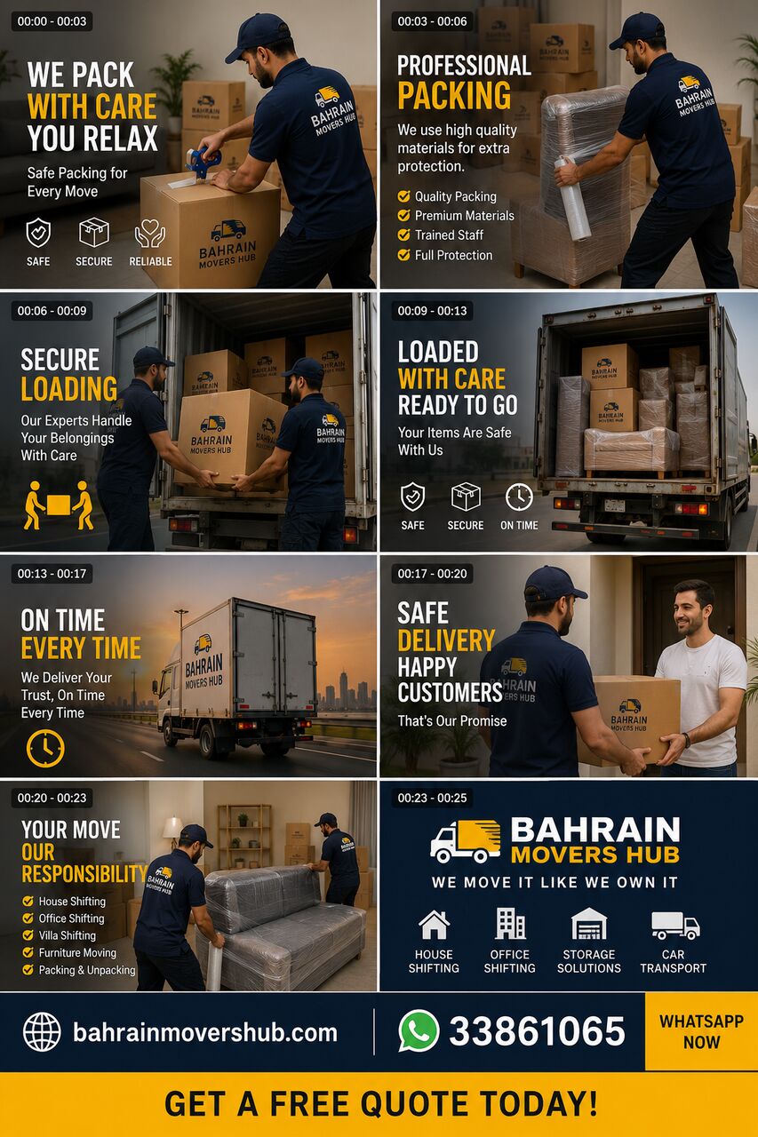 Janabiya, Labor/Moving, Professional Movers & Packers For Parties In Bahrain | Bahrainmovershub.com | WhatsApp 338