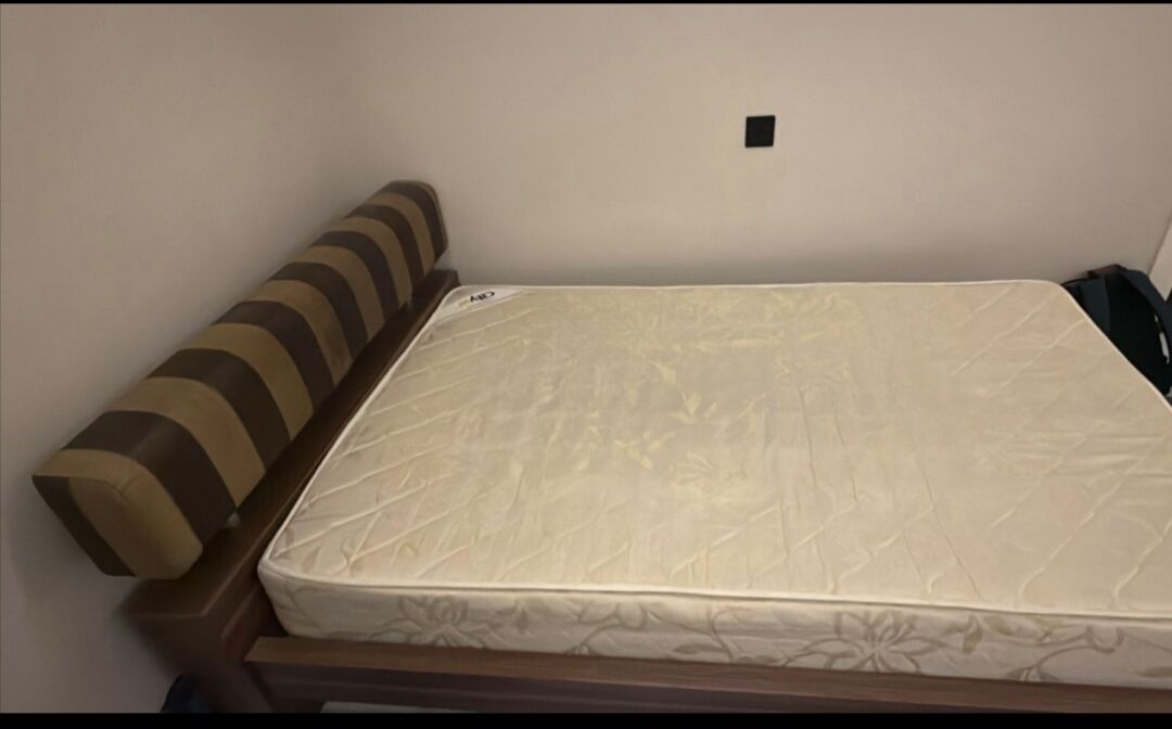 Riyadh, Furniture, SAR 350,  Single Bed With Mattress From City W Showroom For Sale
