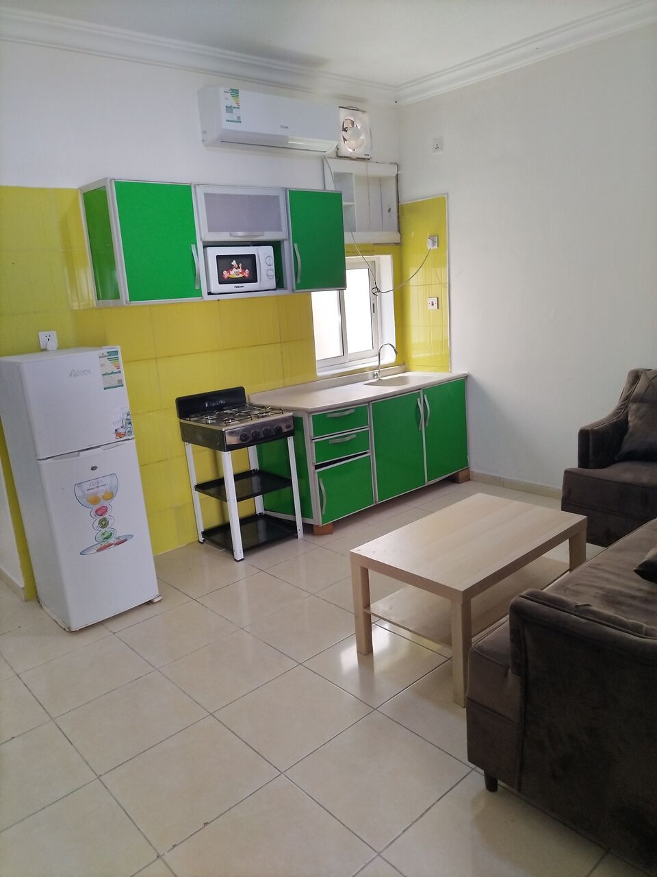 Khobar, Apartments, Flats, Houses & Villas, SAR 1800/month,  Furnished,  Studio,  Furnished Apartment For Rent (room, Hall, Bathroom, Kitchen, Air Conditioned, Split, Inclu