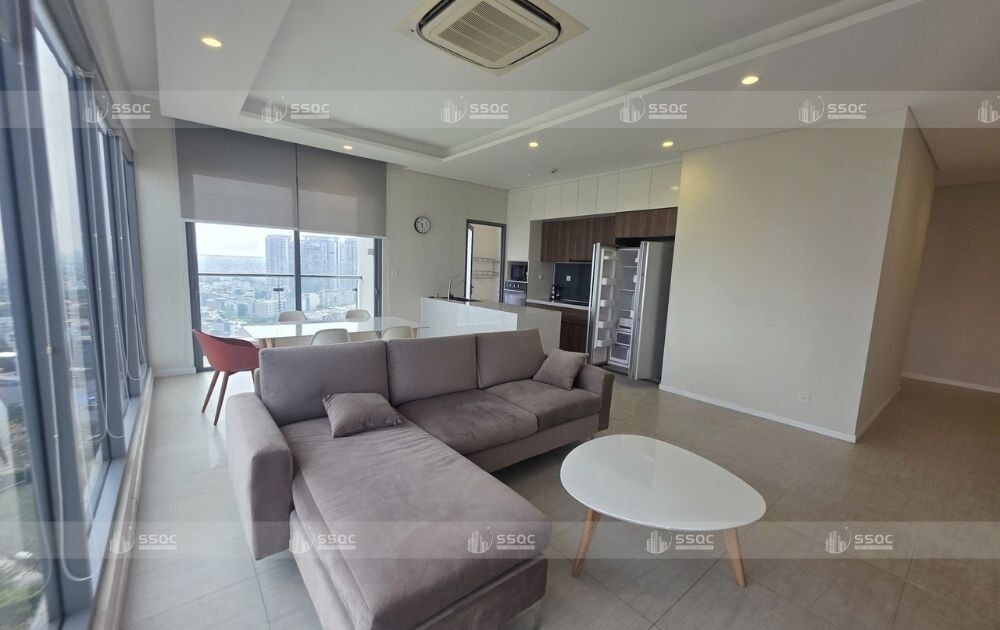 Ho Chi Minh City, Apartments, Flats, Houses & Villas, VND 45000000/month,  Furnished,  3 BR,  123 Sq. Meter,  Luxury Gem | FOR RENT | 3 Bedroom Apartment | Diamond Island | 123sqm