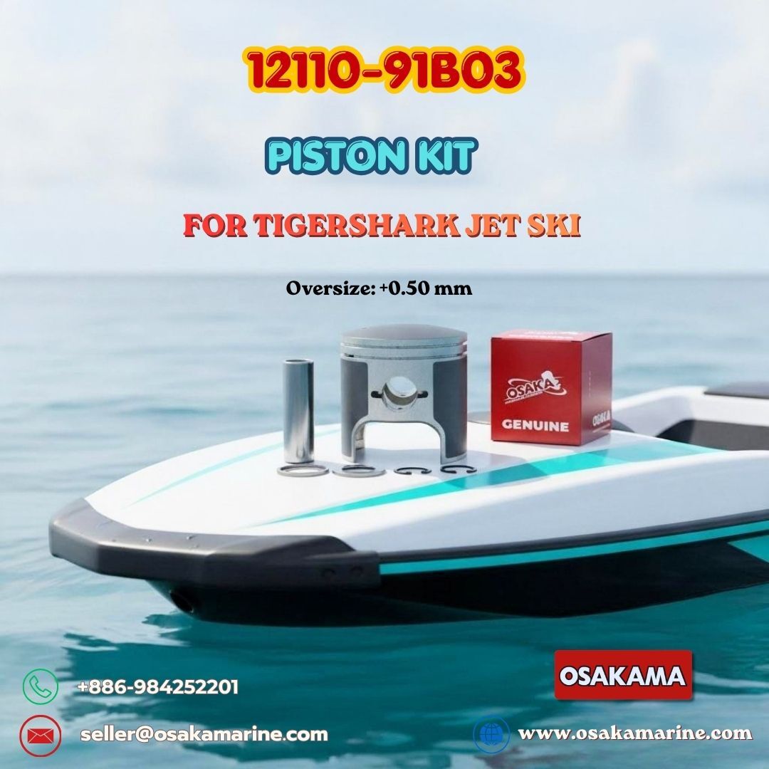 Dubai, Auto Parts, AED 99999,  Piston Kit 0.5 -12110-91B03-0.50 For Tigershark 900 Jet Ski Outboard