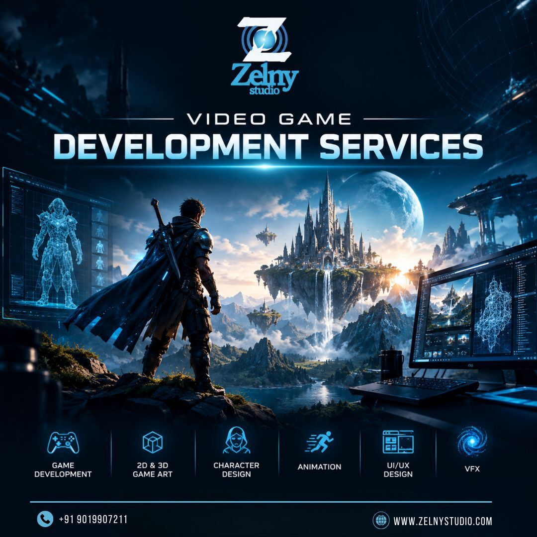 Bangalore, Creative, Video Game Development Company | Zelny Studio