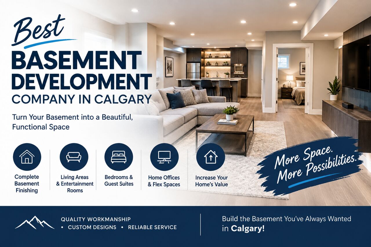 Calgary, Business, Best Basement Development Company In Calgary