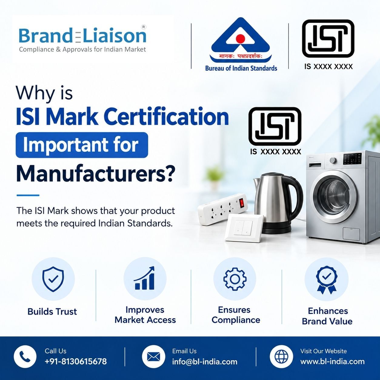 New Delhi, Legal, Why Is ISI Mark Certification Important For Manufacturers?